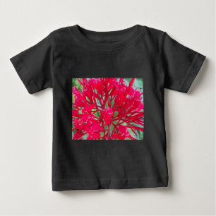 Beautiful Kaleidoscope of Colourful Red Milkweed Baby T-Shirt