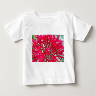 Beautiful Kaleidoscope of Colourful Red Milkweed Baby T-Shirt