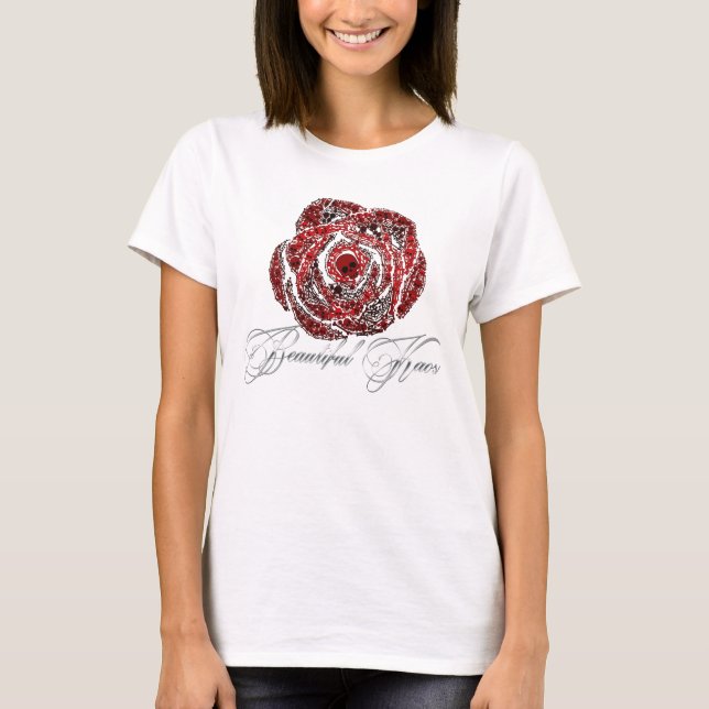 Beautiful Kaos White Top (Front)
