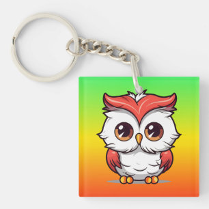Beautiful Kawaii Style Owl Cartoon-77038 Keychain