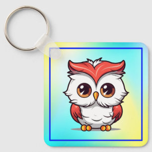 Beautiful Kawaii Style Owl Cartoon-77038 Keychain