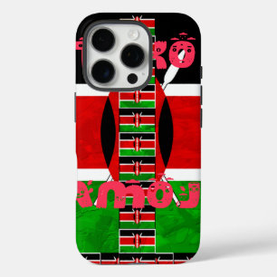 Beautiful Kenya Flag Tuko Pamoja Inspirational   iPhone 16 Pro Case