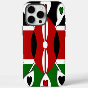 Beautiful Kenya Lovely Hearts Amazing Pattern Art iPhone 16 Pro Max Case