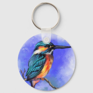 Beautiful Kingfisher Keychains