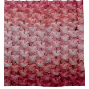  beautiful knit fabric with red and beige tones, c