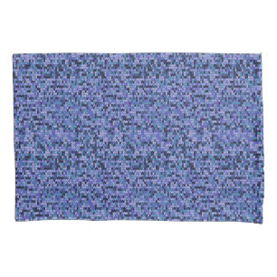 Beautiful , knitting pattern , knitted , blue and pillowcase