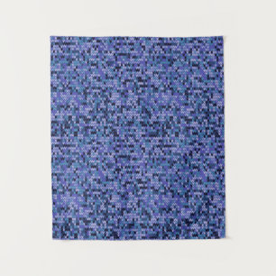 Beautiful , knitting pattern , knitted , blue and  tapestry