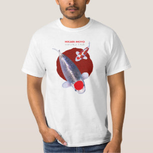Beautiful Kujaku Koi Fish T-Shirt – Elegant