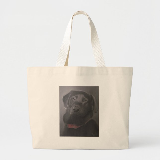 Beautiful Labrador Retriever Large Tote Bag (Front)