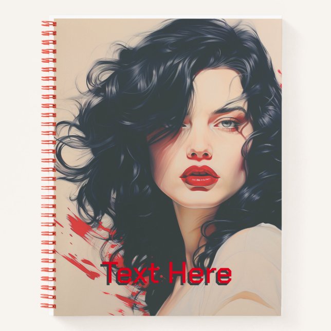 Beautiful Lady #02 Notebook (Front)