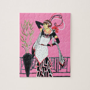 Beautiful lady 2 puzzles 