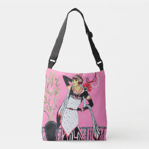 Beautiful lady crossbody bag 