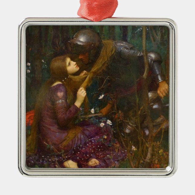 Beautiful Lady Without Pity Metal Ornament (Front)