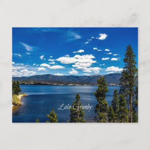 Beautiful Lake Granby, Colorado Postcard