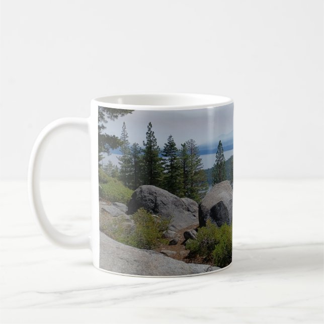 Beautiful Lake Tahoe Scenery Coffee Mug (Left)