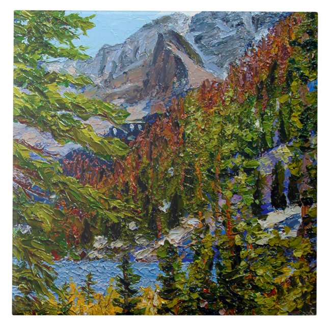 Beautiful Lake View Tile (Front)