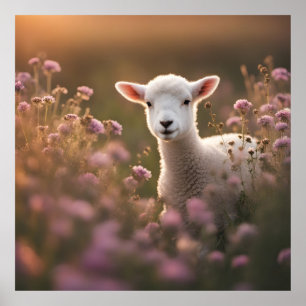 Beautiful Lamb Poster