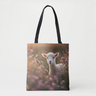 Beautiful Lamb Tote Bag