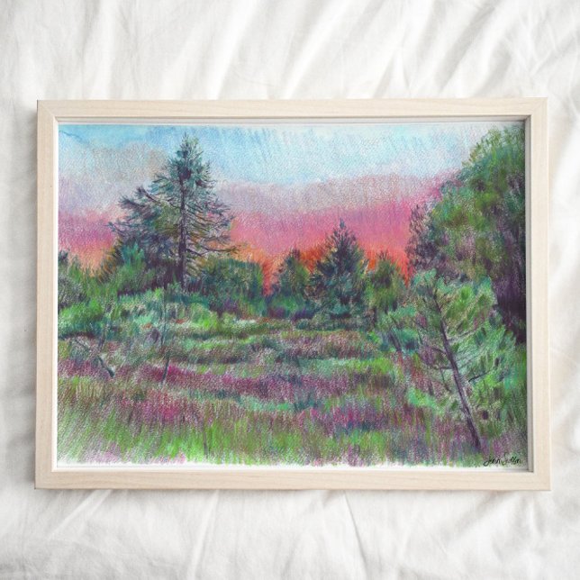 Beautiful Landscape Art Trees Art Print (Creator Uploaded)