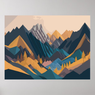 Beautiful Landscape hill Poster