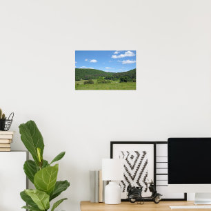 Beautiful landscape in Ardennes, Wallonia Poster