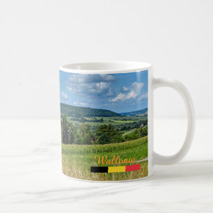 Beautiful landscape in Wallonia, travel Coffee Mug