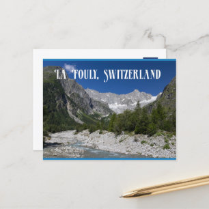 Beautiful Landscape, La Fouly, Switzerland Postcard