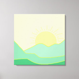 beautiful landscape painting art canvas print