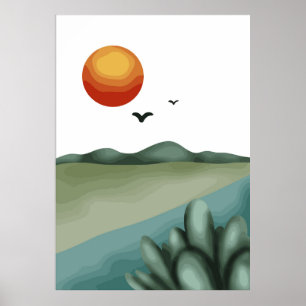 Beautiful landscape poster