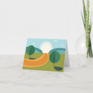 Beautiful landscape set announcement