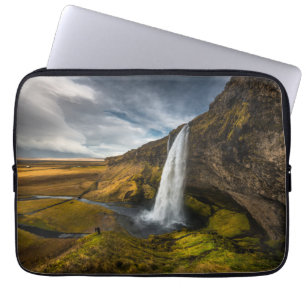 Beautiful Landscape View of Seljalandsfoss Laptop Sleeve