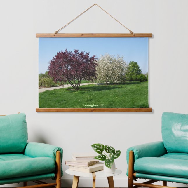 Beautiful Landscape with Trees  Hanging Tapestry (Living Room)