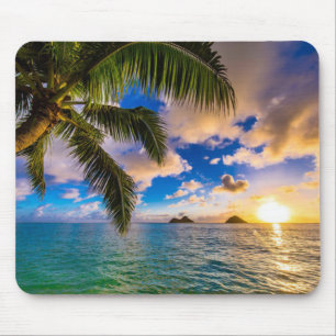 Beautiful Lanikai Beach Hawaii Mouse Pad