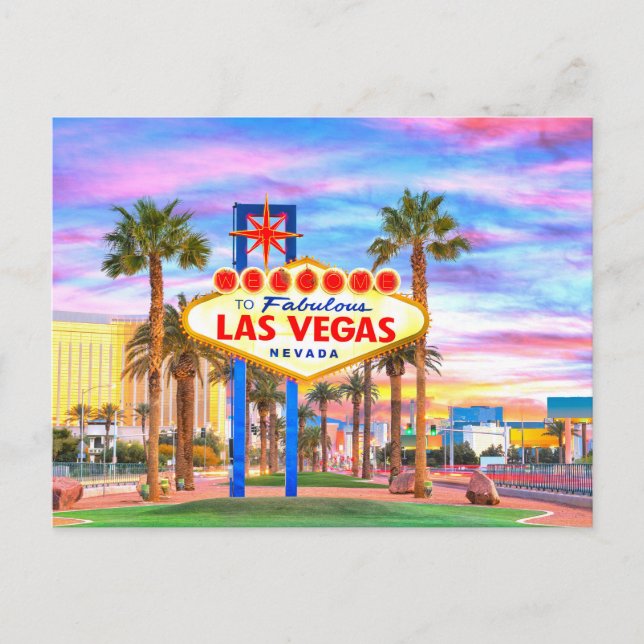Beautiful Las Vegas, Nevada, USA Postcard (Front)