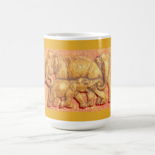 Beautiful Latest Cool Elephant Family Magic Mug