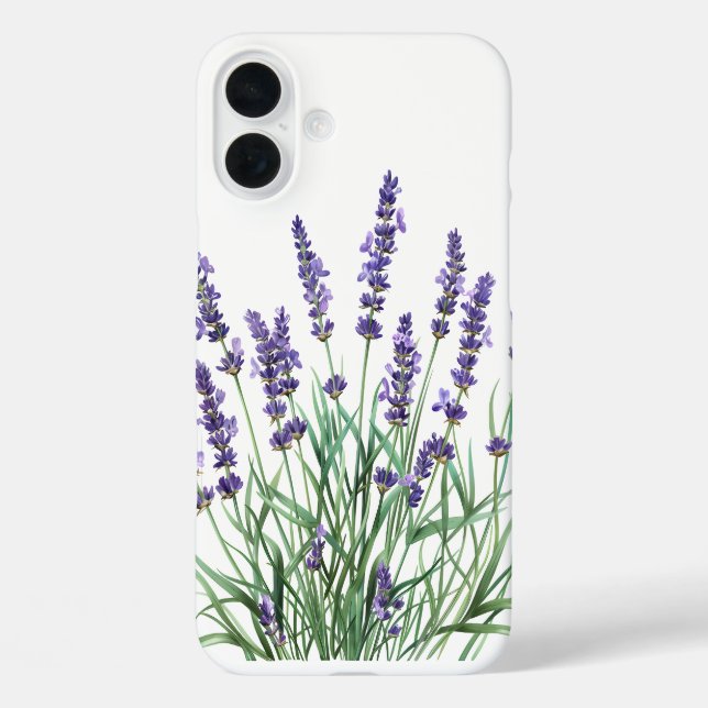 Beautiful Lavender Garden Flower Floral Case-Mate iPhone Case (Back)