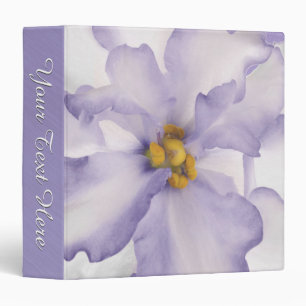 Beautiful Lavender Orchid Binder