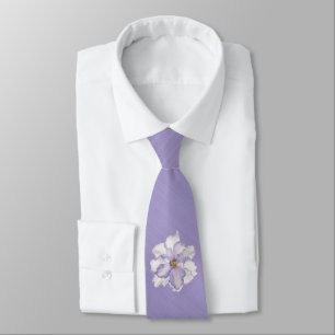 Beautiful Lavender Orchid Tie