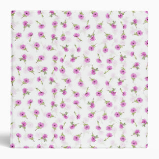 Beautiful Lavender Purple Daisy Flower Design Binder