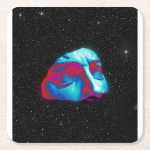 BEAUTIFUL LAYERS SQUARE PAPER COASTER