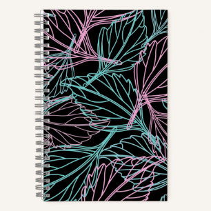 Beautiful Leaf pattern  Notebook