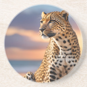 Beautiful Leopard Coaster