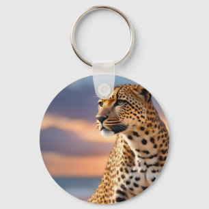 Beautiful Leopard Keychain