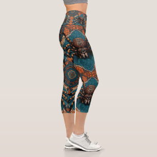 Beautiful Leopard Spot Tarantula Capri Leggings