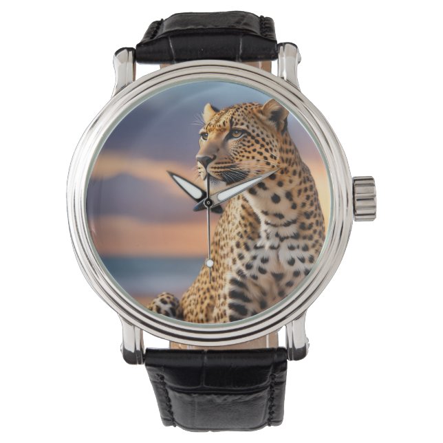 Beautiful Leopard Watch (Front)