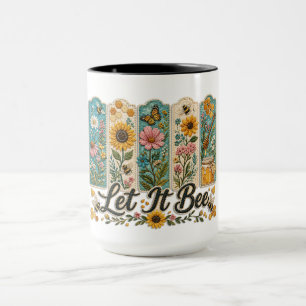 Beautiful Let It Bee/Inspirational Honey Bee Mug