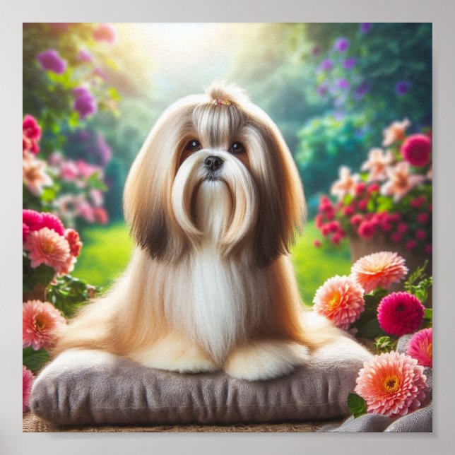 beautiful Lhasa Apso Poster (Front)