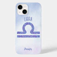 Beautiful Libra Astrology Sign Personalized Purple