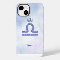 Beautiful Libra Astrology Sign Personalized Purple