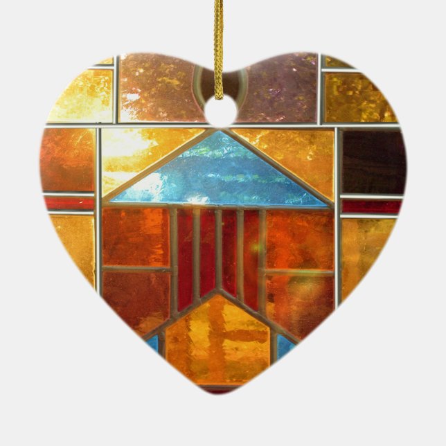Beautiful light ceramic ornament (Back)
